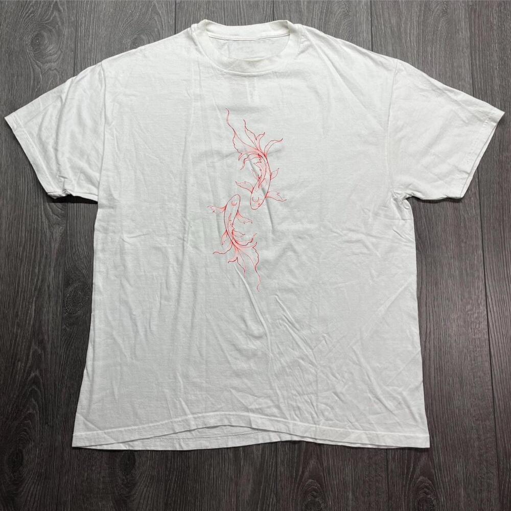 White Koi Fish T-Shirt